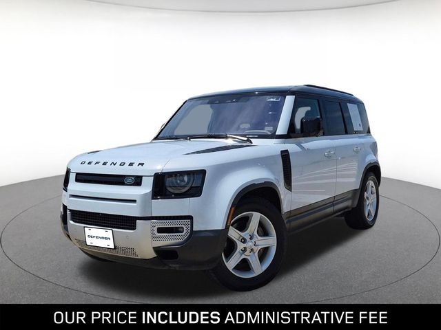 Yulong White Metallic 2022 Land Rover Defender SUV / Crossover All-Wheel Drive 8-Speed Automatic