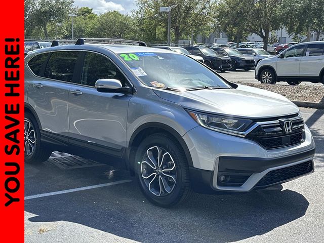 Silver Metallic 2020 Honda CR-V EX FWD SUV / Crossover Front-Wheel Drive Continuously Variable Transmission