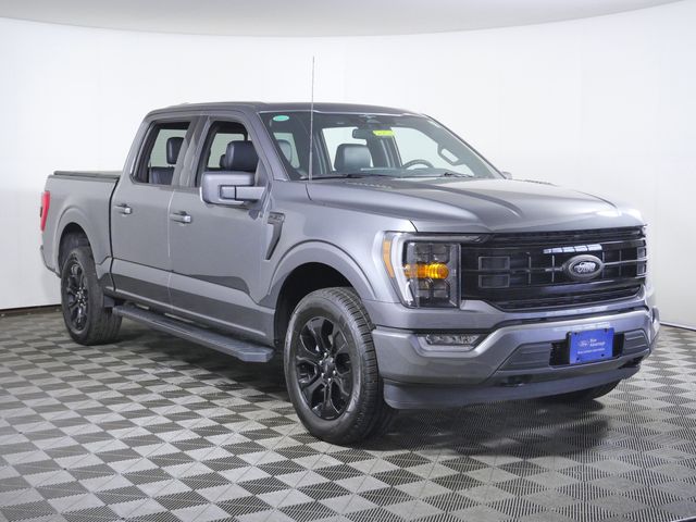 Gray Metallic 2023 Ford F-150 XLT SuperCrew 4WD Pickup Truck Four-Wheel Drive Automatic