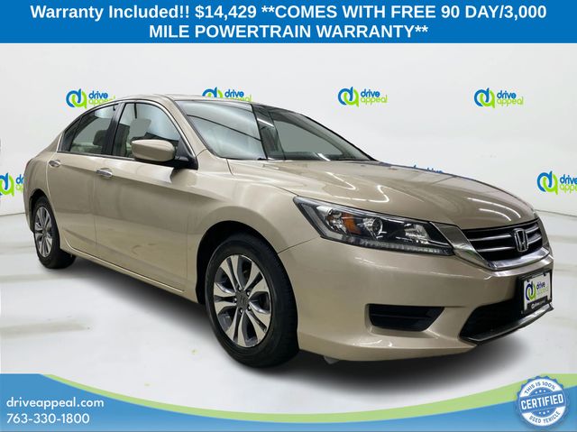 Champagne Frost Pearl 2015 Honda Accord Sedan Front-Wheel Drive Continuously Variable Transmission