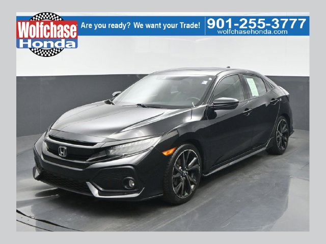 Crystal Black Pearl 2017 Honda Civic Hatchback Hatchback Front-Wheel Drive Continuously Variable Transmission