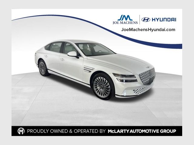 Uyuni White 2024 Genesis G80 Sedan All-Wheel Drive 1-Speed Automatic