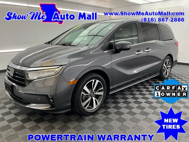 Gray 2022 Honda Odyssey Minivan Front-Wheel Drive Automatic