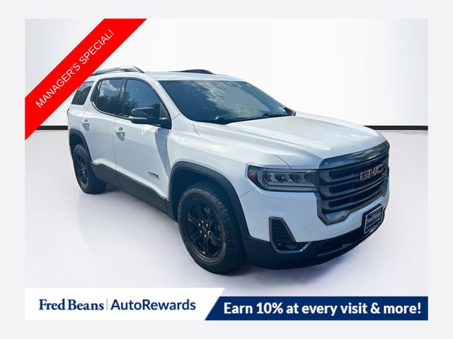 Summit White 2023 GMC Acadia SUV / Crossover Four-Wheel Drive 9-Speed Automatic