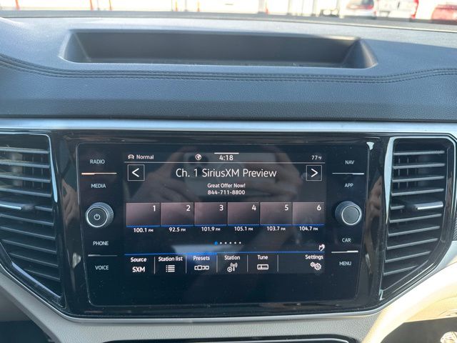 2023 Tourmaline Blue Metallic Volkswagen Atlas 3.6L V6 SEL R-Line AWD SUV