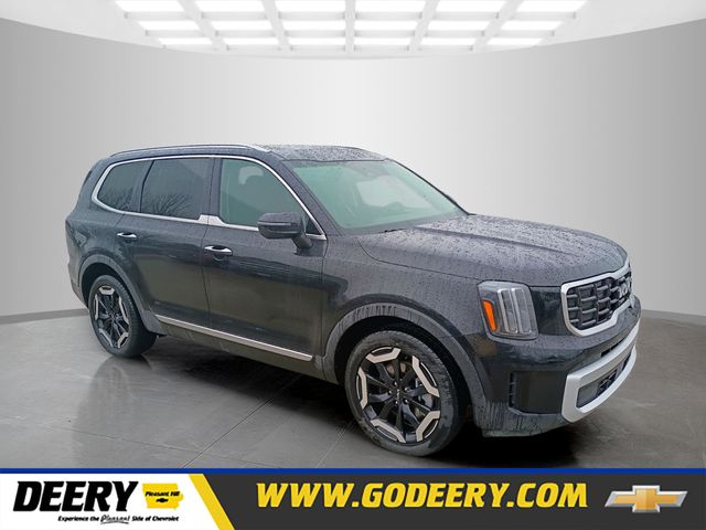 Ebony Black 2025 Kia Telluride S AWD SUV / Crossover All-Wheel Drive 8-Speed Automatic