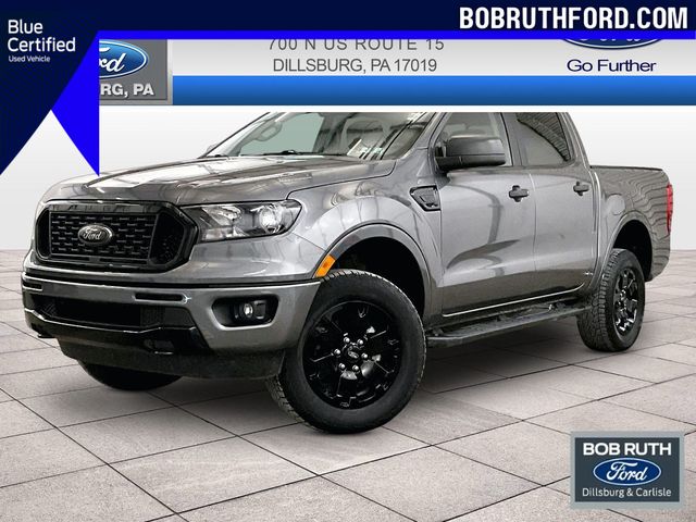 Carbonized Gray Metallic 2023 Ford Ranger XLT SuperCrew 4WD Pickup Truck Four-Wheel Drive Automatic