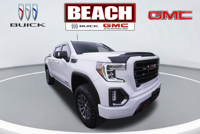 Summit White 2021 GMC Sierra 1500 AT4 Crew Cab 4WD Pickup Truck Four-Wheel Drive Automatic