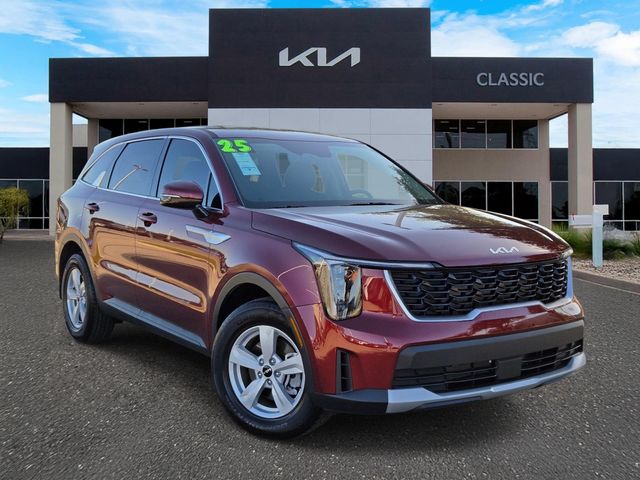 Dawning Red 2025 Kia Sorento LX FWD SUV / Crossover Front-Wheel Drive 8-Speed Automatic