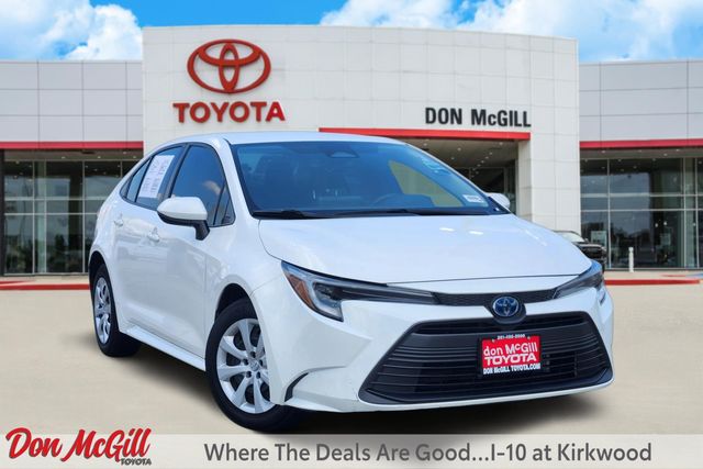 Ice 2024 Toyota Corolla Hybrid Sedan Front-Wheel Drive Continuously Variable Transmission