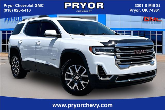 White 2021 GMC Acadia SUV / Crossover Four-Wheel Drive 9-Speed Automatic