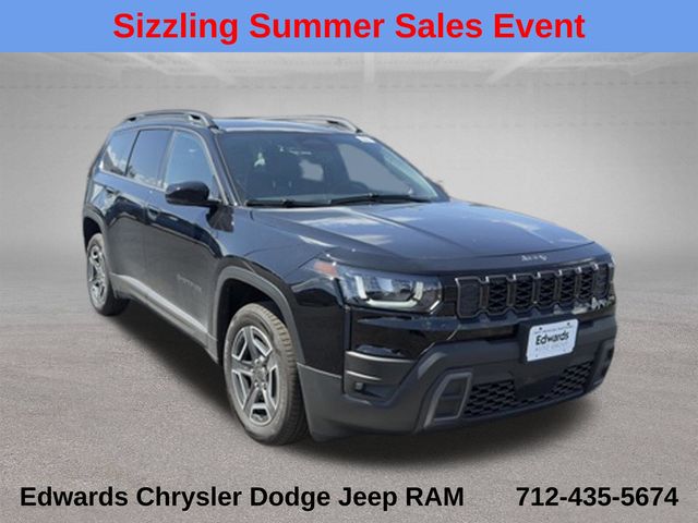 Diamond Black Crystal Pearlcoat 2026 Jeep Cherokee SUV / Crossover Four-Wheel Drive Continuously Variable Transmission