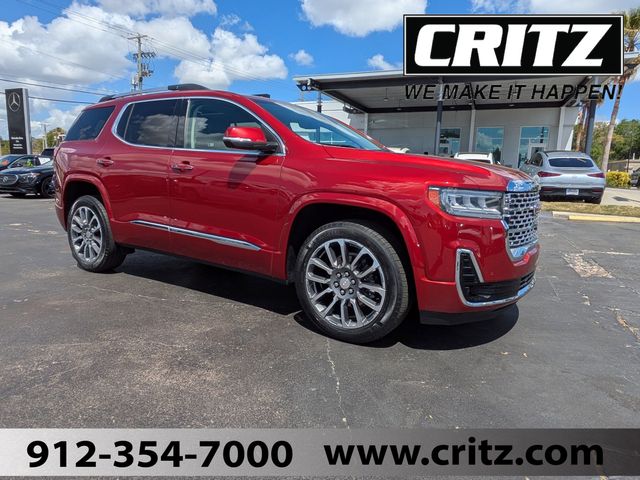 Volcanic Red Tintcoat 2023 GMC Acadia Denali FWD SUV / Crossover Front-Wheel Drive 9-Speed Automatic