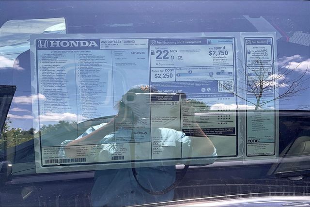 New 2026 Honda Odyssey Van