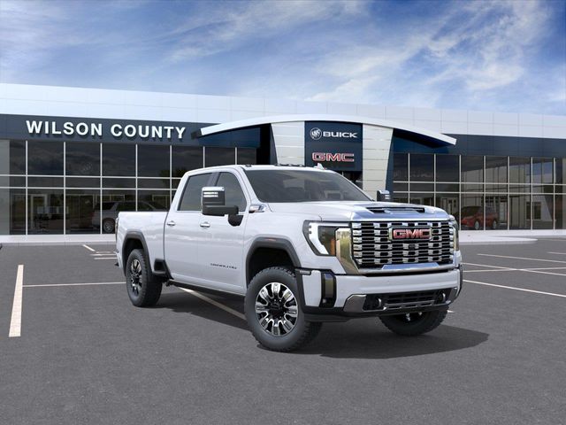 Glacier White Tricoat 2026 GMC Sierra 3500HD Pickup Truck Four-Wheel Drive Automatic