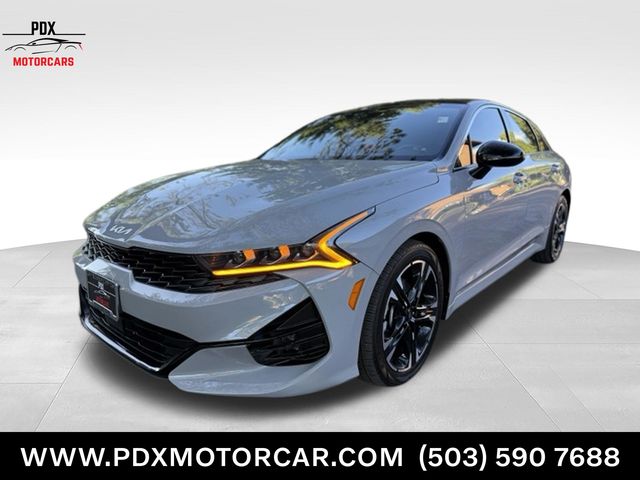 Wolf Gray 2022 Kia K5 Sedan Front-Wheel Drive 8-Speed Automatic