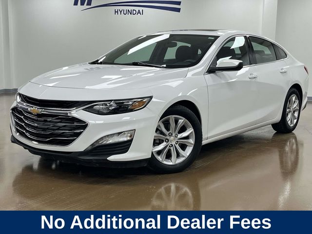 Summit White 2024 Chevrolet Malibu LT with 1LT FWD Sedan Front-Wheel Drive Continuously Variable Transmission