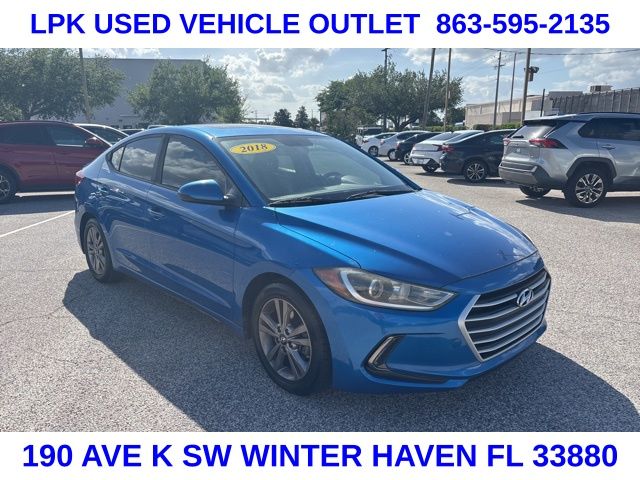 Electric Blue Metallic 2018 Hyundai Elantra Value Edition FWD Sedan Front-Wheel Drive 6-Speed Automatic