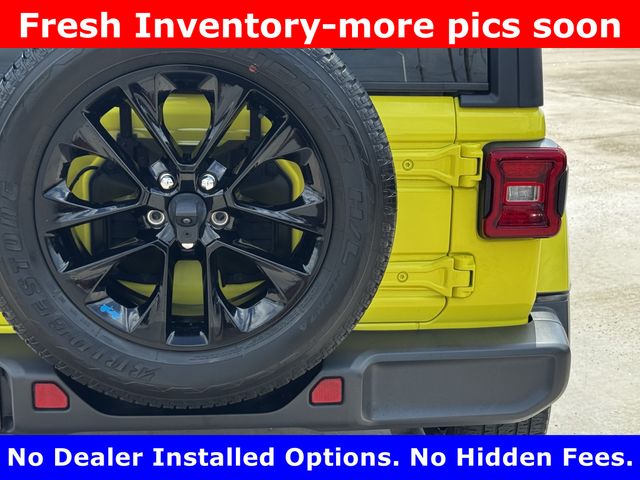 2023 Jeep Wrangler Sahara 4xe Yellow at Big Star Chrysler Jeep Dodge Ram 