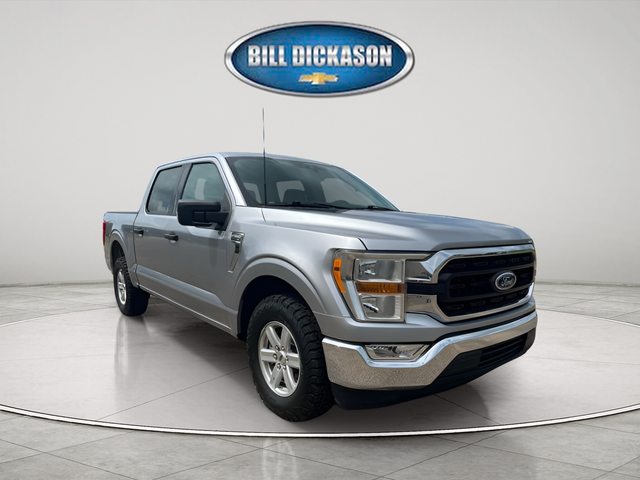 Silver Metallic 2021 Ford F-150 XLT SuperCrew RWD Pickup Truck 4X2 Automatic