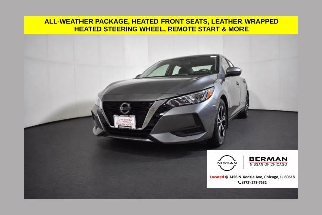 Gray (Gun Metallic) 2023 Nissan Sentra SV FWD Sedan Front-Wheel Drive Continuously Variable Transmission