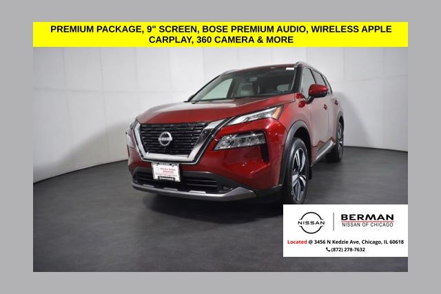 Red (Scarlet Ember Tintcoat) 2023 Nissan Rogue SL AWD SUV / Crossover All-Wheel Drive Continuously Variable Transmission