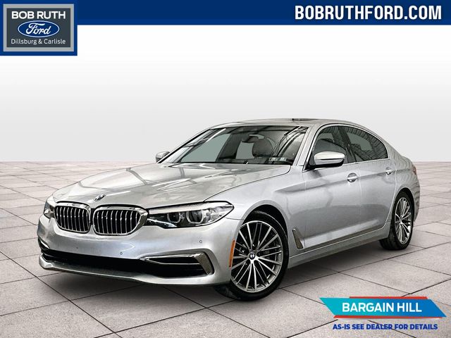 2019 BMW 5 Series 540i xDrive Silver at Sutliff Volkswagen