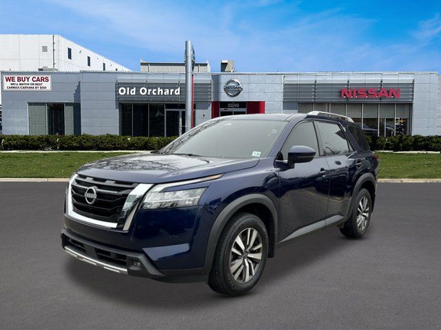 Deep Ocean Blue Pearl 2024 Nissan Pathfinder SL 4WD SUV / Crossover All-Wheel Drive 9-Speed Automatic