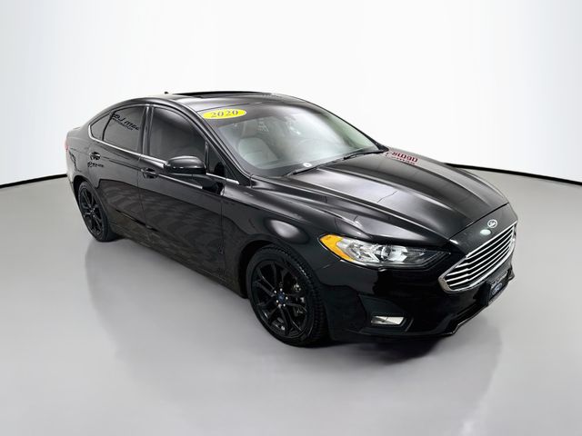 Black Metallic 2020 Ford Fusion Sedan Front-Wheel Drive 6-Speed Automatic
