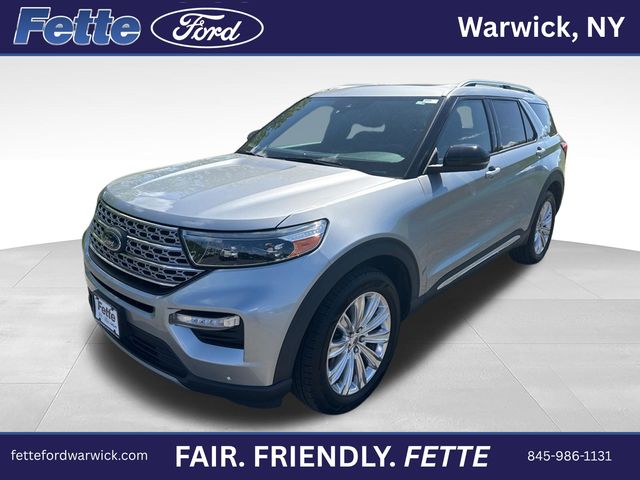Iconic Silver Metallic 2020 Ford Explorer SUV / Crossover All-Wheel Drive Automatic