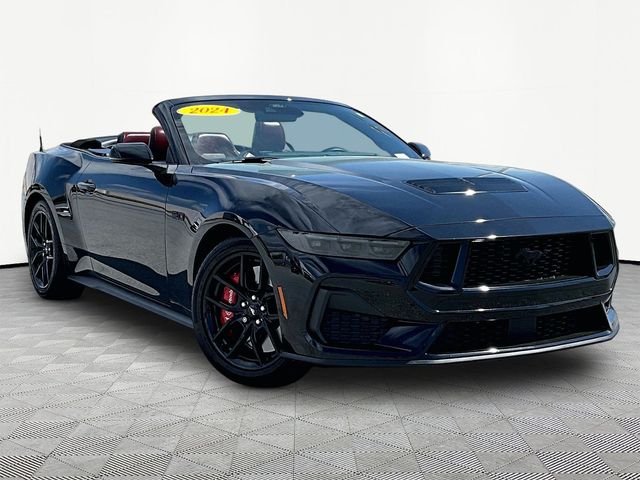Shadow Black 2024 Ford Mustang GT Premium Convertible RWD Convertible Rear-Wheel Drive Automatic