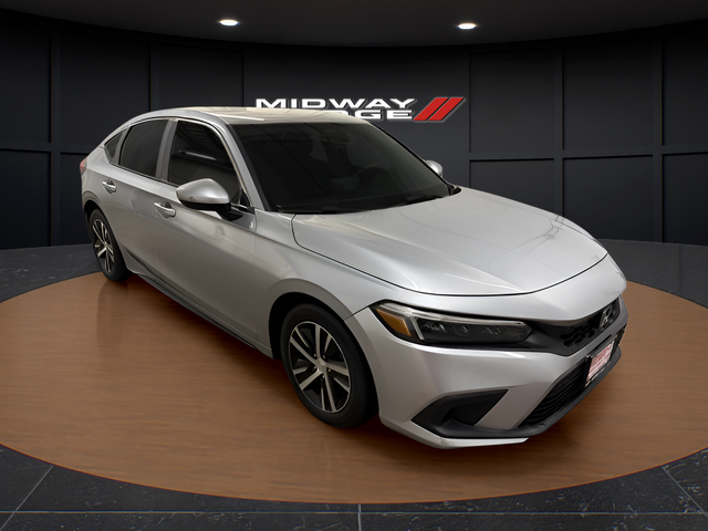 Silver 2023 Honda Civic Hatchback Hatchback Front-Wheel Drive Continuously Variable Transmission