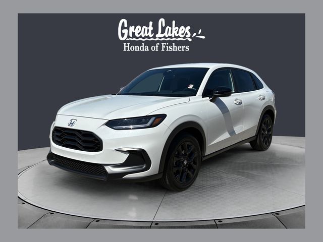 Platinum White Pearl 2024 Honda HR-V Sport AWD SUV / Crossover All-Wheel Drive Continuously Variable Transmission