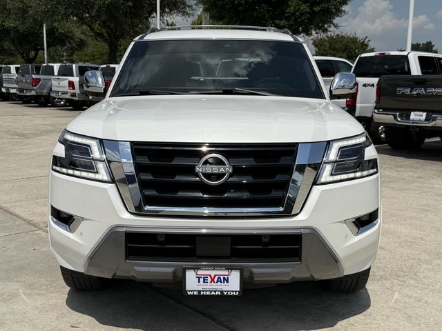 2024 Nissan Armada Platinum White at EAG Ford Navasota
