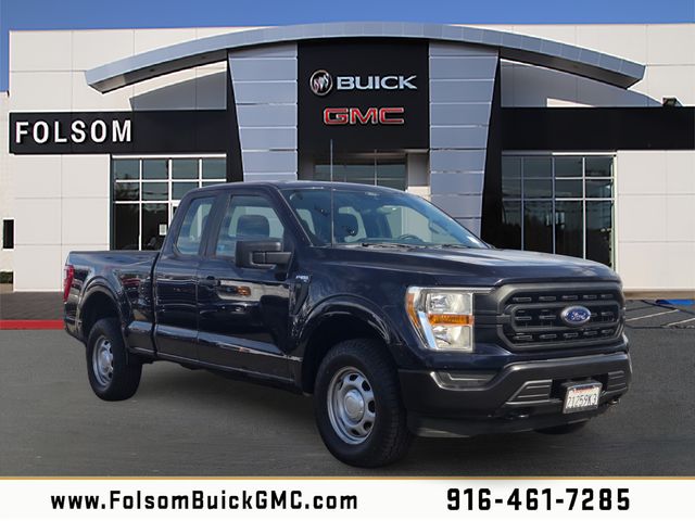 Blue Metallic 2022 Ford F-150 Pickup Truck Four-Wheel Drive Automatic