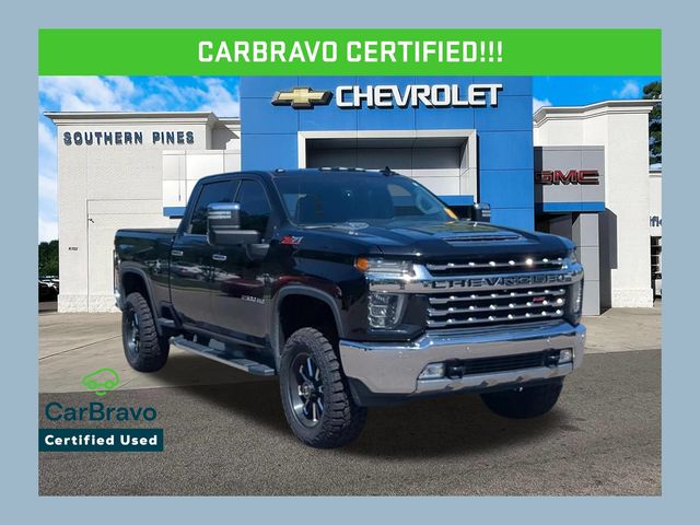 Black 2020 Chevrolet Silverado 2500HD Pickup Truck Four-Wheel Drive Automatic