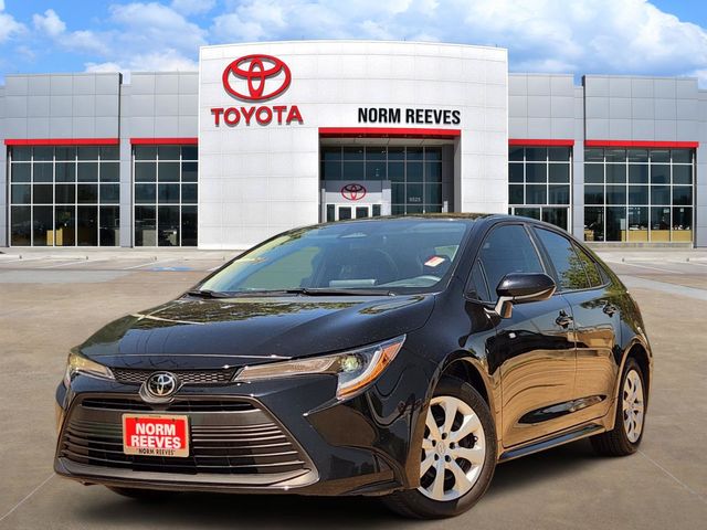 Midnight Black Metallic 2025 Toyota Corolla Sedan Front-Wheel Drive Continuously Variable Transmission