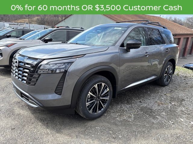 Gray (Gun Metallic) 2026 Nissan Pathfinder Platinum 4WD SUV / Crossover All-Wheel Drive 9-Speed Automatic