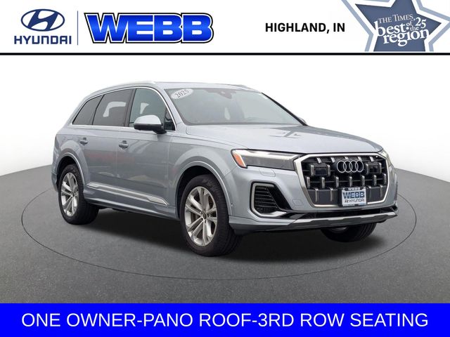 Satellite Silver Metallic 2025 Audi Q7 quattro Premium Plus 55 TFSI SUV / Crossover All-Wheel Drive 8-Speed Automatic