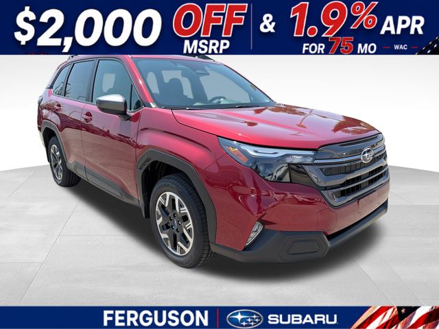 Crimson Red Pearl 2026 Subaru Forester SUV / Crossover All-Wheel Drive Continuously Variable Transmission