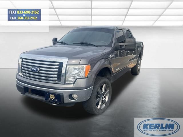 Sterling Gray Metallic 2012 Ford F-150 XLT SuperCrew 4WD Pickup Truck Four-Wheel Drive 6-Speed Automatic