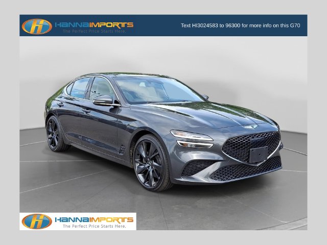 Himalayan Gray 2022 Genesis G70 Sedan Rear-Wheel Drive 8-Speed Automatic