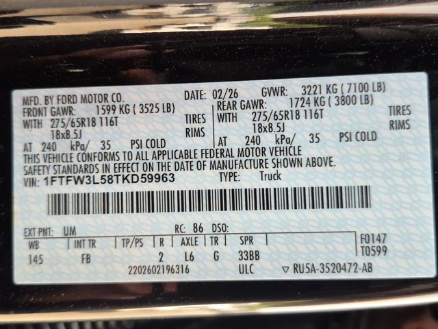 New 2026 Black Ford XLT image 13