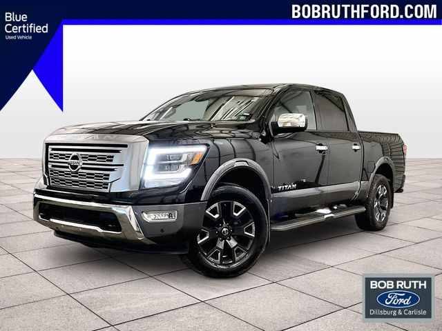2022 Nissan Titan Platinum Reserve Black at Bob Ruth Ford