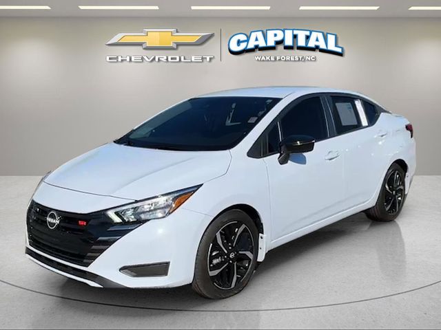 Gray Sky Pearl 2025 Nissan Versa SR FWD Sedan Front-Wheel Drive Continuously Variable Transmission
