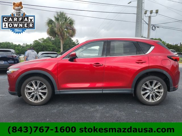 2021 Mazda CX-5 Grand Touring Red at Stokes Mazda