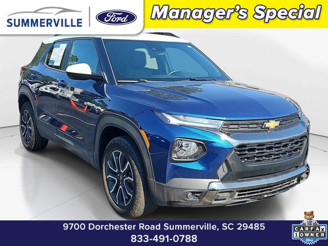 Blue Glow Metallic 2023 Chevrolet Trailblazer SUV / Crossover Four-Wheel Drive 9-Speed Automatic