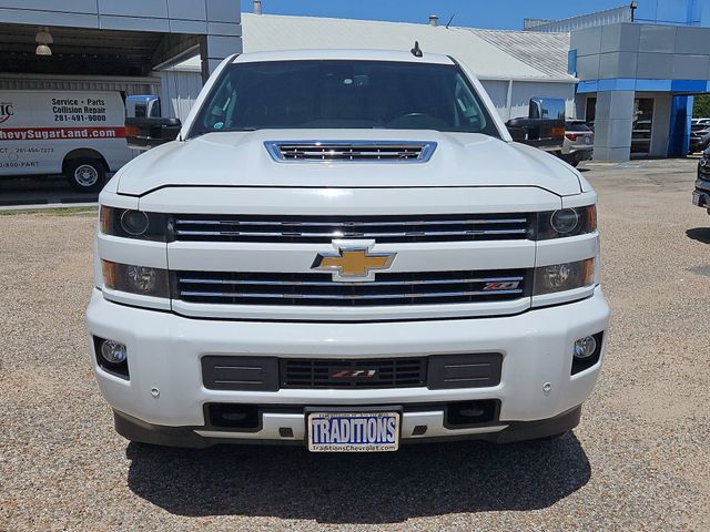 2019 Chevrolet Silverado 2500HD LTZ White at Shottenkirk Kia Fort Bend