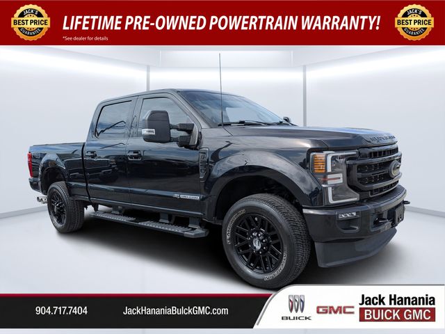 Black Metallic 2021 Ford F-250 Super Duty Lariat Crew Cab 4WD Pickup Truck Four-Wheel Drive Automatic