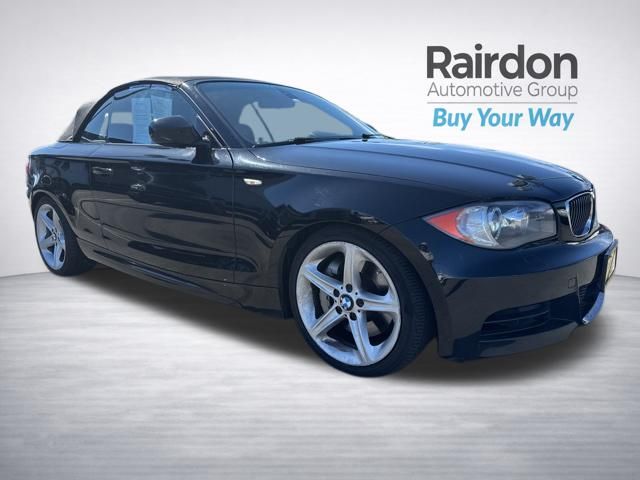 Jet Black 2011 BMW 1 Series 135i Convertible RWD Convertible Rear-Wheel Drive 7-Speed Automatic